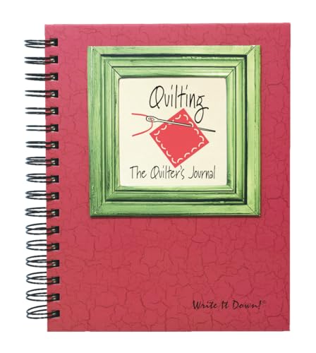 Journal du matelassage Write it Down carnet guidé rouge de 19,1 x 22,9 cm - 3