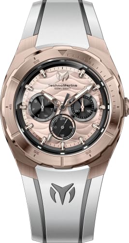 TechnoMarine Cruise Men 43.00mm Stainless Steel Rose Gold Black+Rose Gold dial VH63 Quartz - 2