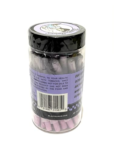 Blazy Susan Purple 53Mm Shortys Pre-Rolled Purple Cones 50 Counts Per Jar -Raw Aluminium Tube-Delacruzv Tube. #TOP2