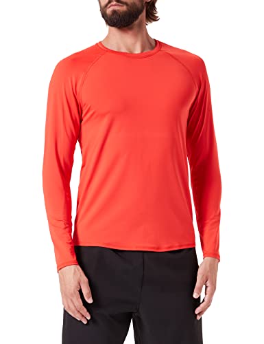 Maglie da running per correre anche col freddo: le idee da regalare e regalarsi 4 find. Long Sleeve, Top Sportivo Uomo, Rosso (Sport...