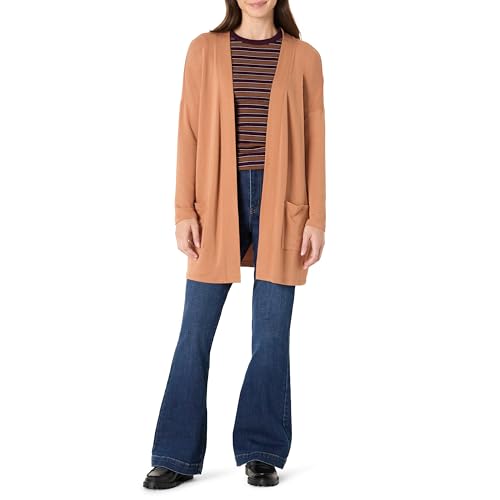 Image of Amazon Essentials Women's Relaxed-Fit Ultra-Lightweight Open-Front Cardigan