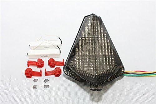 SMT-Led Tail Brake Light Turn Signals Compatible With Yamaha Yzf R1 Yzfr1 Yzf-R1 2007 2008 Smoke [B00RUDXRPA]