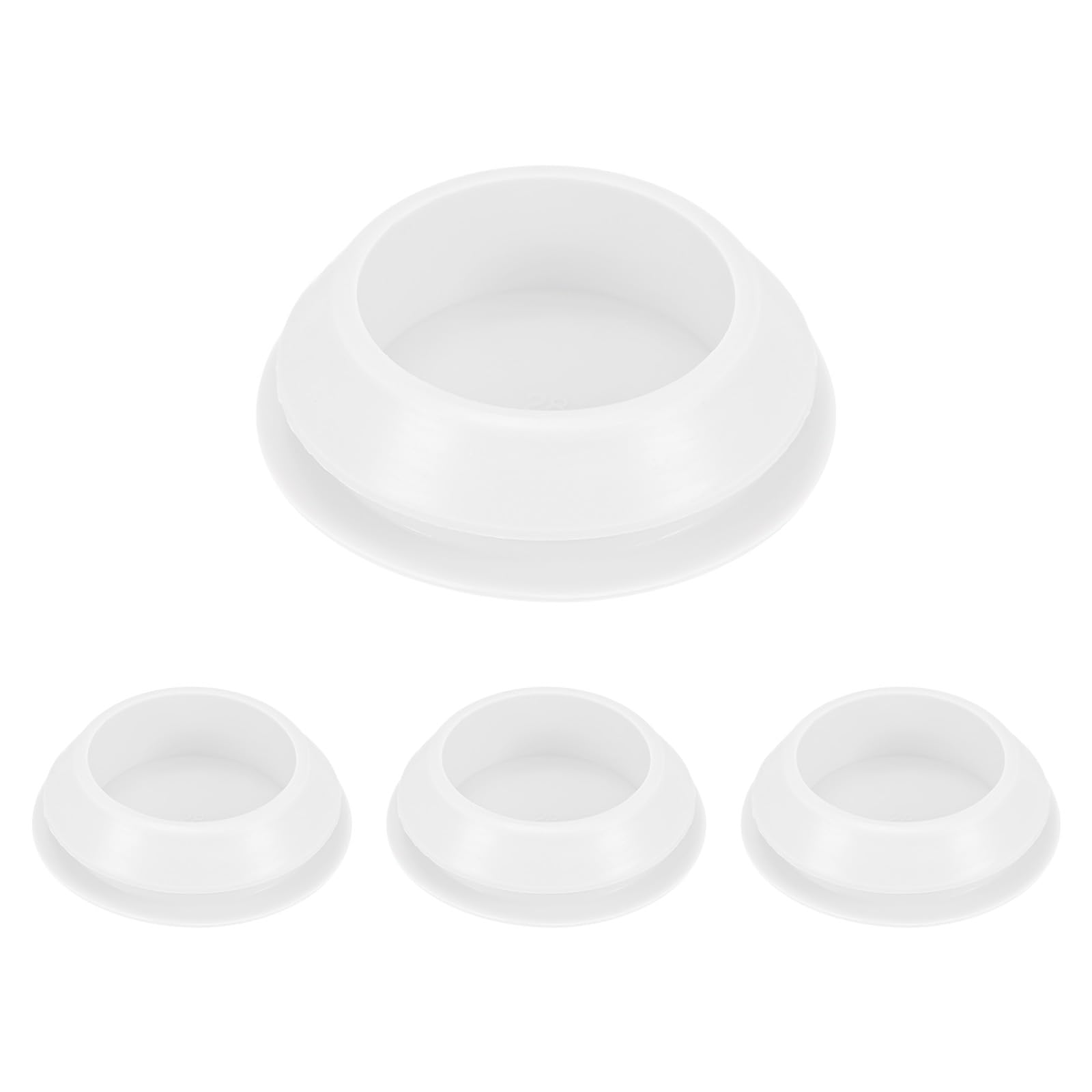 M METERXITY 4-Packs Silicone Hole Plugs, Snap in Locking Hole Plugs for 28-30mm Hole, Round Hole Rubber Plug Kitchen Bulkheads Waterproof Sealing