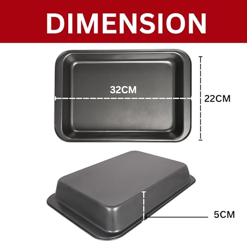 PureBake Premium SGS Certified Nonstick Baking Sheet Pans, 1Pc, Non-Toxic and Rimmed Carbon Steel Cookie Sheet Trays - Dent, Warp and Rust Resistant, Heavy Gauge Steel Oven Baking Sheets