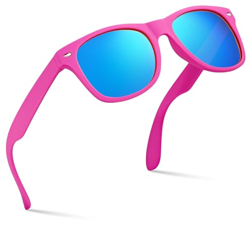 Image of Retro Rewind Kids Sunglasses for Boys Girls Age 3-12 - Shatterproof UV400 Toddler Children Sun Glasses