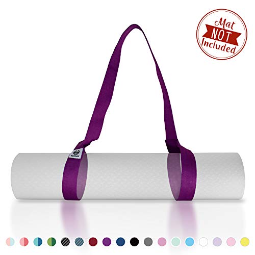Tumaz Yoga Mat Strap, 2-in-1 Adjustable Sling - Mat Carrier & Stretching Strap