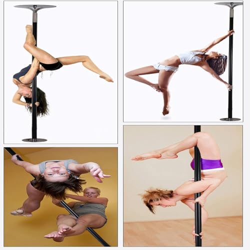 Barre de danse fixe au plafond robuste et réglable de 2,2 à 2,7 m de hauteur - 6