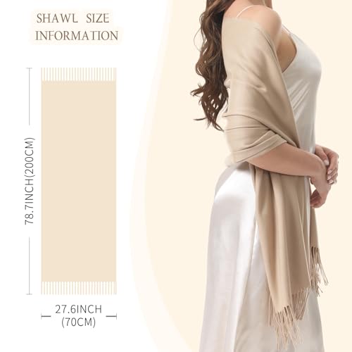 Pashmina Shawls Wraps for Evening Dress Women's Warm Scarf Bridesmaid Wedding Bridal Gifts Large Winter Scarves3