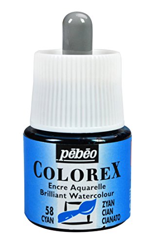 Pebeo - Colorex Ink 45 ML Cyan - Colorex