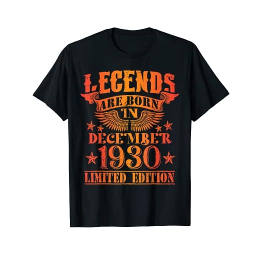 Cumpleaños Diciembre 1930 Edición Limitada Regalo Vintage Camiseta