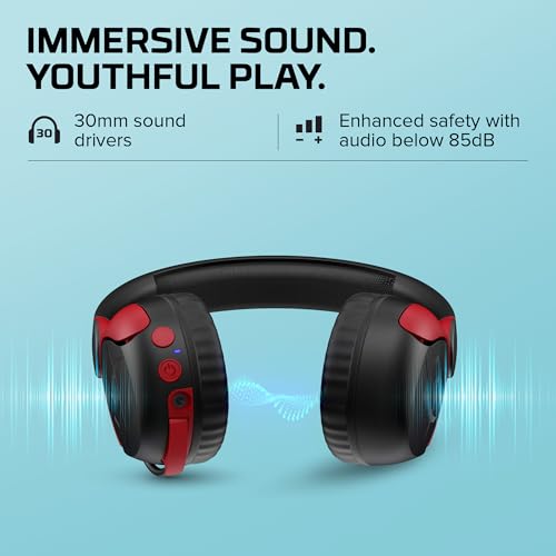Image of HyperX Cloud Mini - Wireless Headset Compatible with PC, Chromebook, Nintendo Switch,PlayStation Controllers,Xbox Controllers,Phones,Laptops,Tablets,Tuck-Away Boom Mic,3.5mm Jack,Black