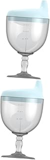 ibasenice Garrafa Com Canudinho Para Crianças 2 Peças Copo De Plástico Para Beber Copo Infantil Copo De Vinho Copo Para Beber Copo De Plástico Copo De Aprendizagem