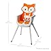 Infantino Grow-with-Me 4-in-1 Convertible High Chair, Fox-Theme, Space-Saving Design, Booster and Toddler Chair for Infants & Toddlers 3M-36M