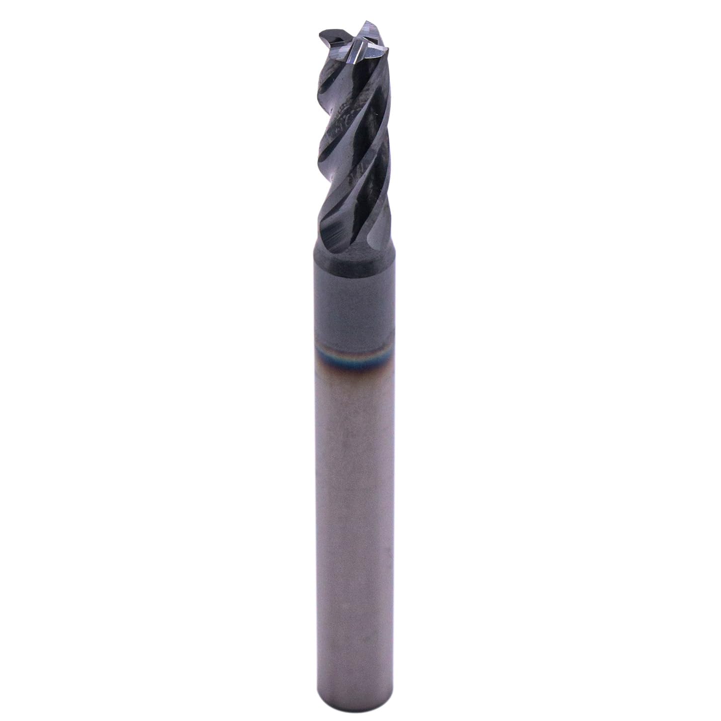 Solid Carbide End Mill Set(5Pcs, 7/32"), AlTiN Coated, 4 Flute, 35° Helix, 7/32" Cutting Dia, 1/4" Shank Dia, 5/8" LOC, 2-1/2" OAL for Milling Alloy Steel, Hardened Steel, Iron, Copper, Square End