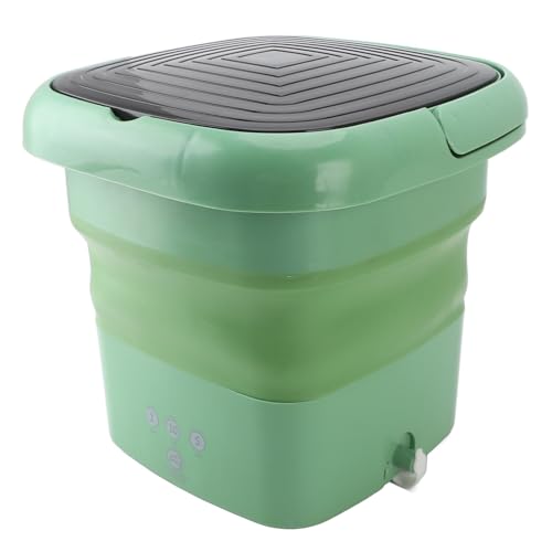 Generic Lavadora Plegable, Lavadora Portátil 9L 100-240 V para Viaje a Casa (Enchufe de la UE)