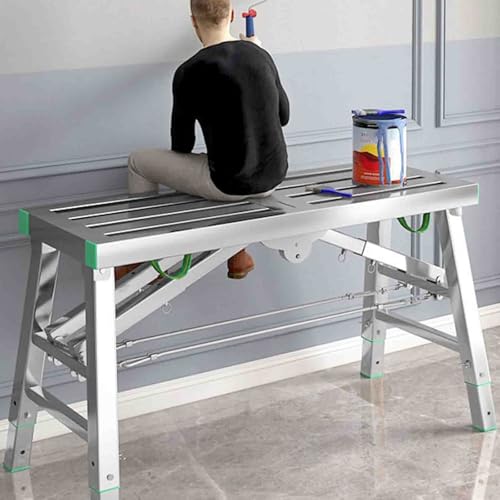 Plateforme de travail pliable 180 cm avec hauteur réglable