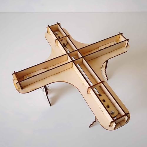 Maqueta de avión pintada de 32 cm resistente para construir y decorar 7