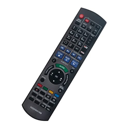 N2QAYB001058 Replacement Remote Control -VINABTY-Fit for Panasonic HDD DVD Blu-Ray Recorder DMR-HWT250EB DMR-PWT550EB DMRHWT250EB DMR-PWT655EB DMRBWT850EB DMRHWT150EB - Image 2