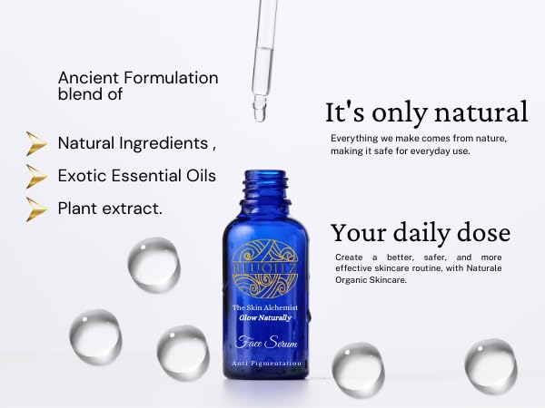 BLUOILZ Anti Pigmentation Face Serum, Anti Acne, Anti-Blemish & Spot Repair Serum, Skincare Treatment with Rice - Image 4