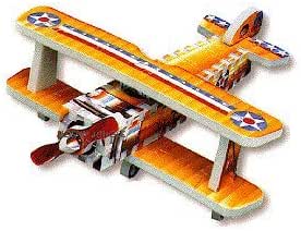 Bi-Plane, 58 Piece Mini 3D Jigsaw Puzzle Made by Wrebbit Puzz-3D