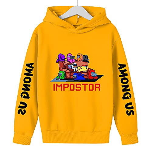 MLYWD Among Us Tröjor för pojkar flickor höst vår tonåring huvtröjor långärmad huvtröja barn pullover t-shirt sportkläder