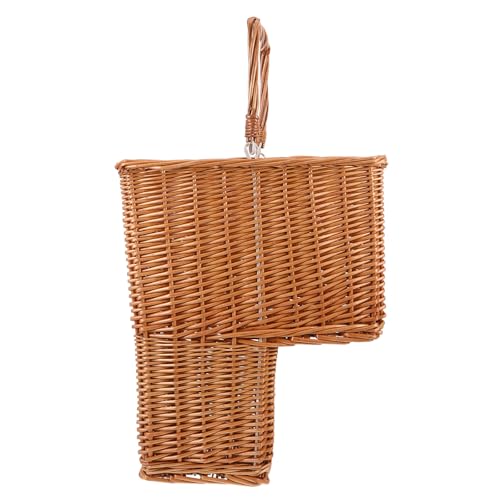 NOLITOY �҂ݍ��݊K�i�o�X�P�b�g�A�ؐ��K�i�p���o�X�P�b�g�A���^���J�[�y�b�g�~���X�e�b�v���[�r���i�n���h���t���j�A�K�i�p�E�B�b�J�[�I�[�K�i�C�U�[�i��������A�{�p�j41.5x32x18cm