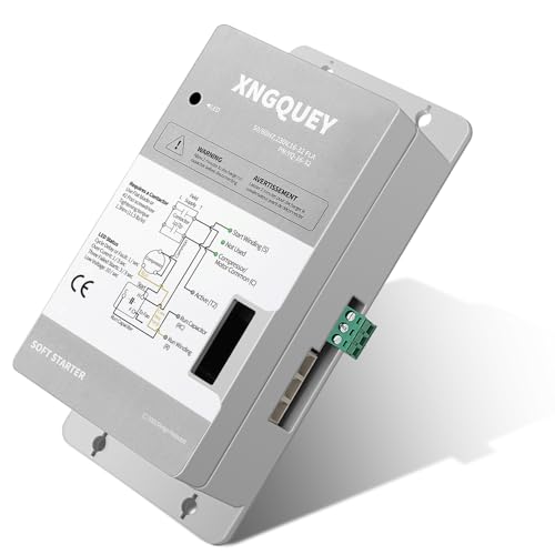 YUKGAMS Soft Start Kit for Air Conditioner, 16-32A AC Soft Starter Kit for 4-7 Ton Units Suitable for Home/Commerce/RV, Reduces HVAC Startup Voltage & Current Impact, 240V