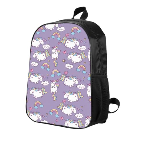 Unicorn Backpack 17 inch Cartoon Unicorn Backpack Large Capacity2