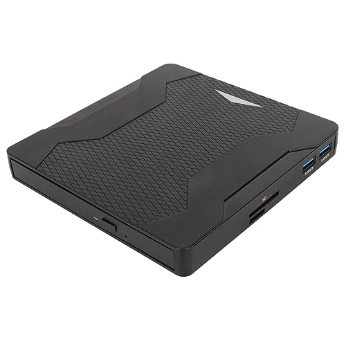 External DVD Drive, DVD Strong Compatibility Fast Speed Multifunctional USB3.0 Typc C with Breathing Light for File Burning