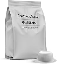 Il Caffè Italiano Capsules Compatible with Bialetti Ginseng – 100 Pieces | Coffee Capsules Compatible with Bialetti, Distinct and Compelling Taste | Made In Italy | Frhome