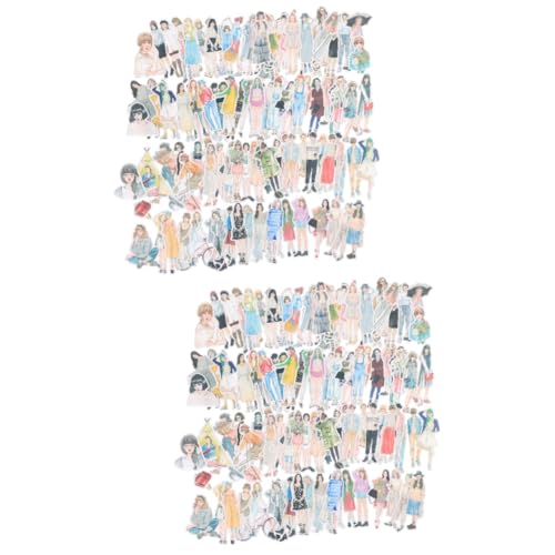 Autocollants scrapbooking Uonlytech 432 pièces pour loisirs créatifs - 2