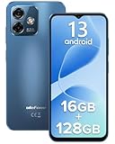 Ulefone Note 16 Pro Smartphone Ohne Vertrag 50MP+8MP Handy Günstig 16GBRAM+128GBROM/TF-256GB 4400mAh 6.52' 4G Dual SIM Android Handy Ohne Vertrag GPS/OTG/Face ID/Fingerabdruck Blau
