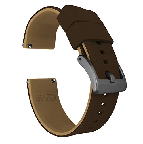 Image of BARTON Elite Silicone Watch Bands - Gold Buckle Quick Release