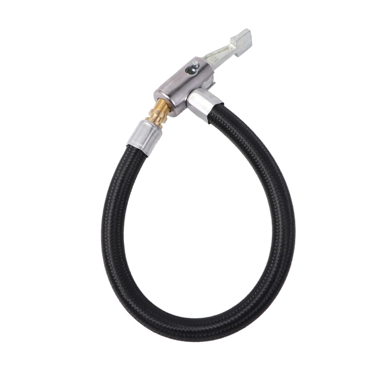 COSMEVIVI Tire Inflator Hose Adapter Pump Extension Tube Locking Chuck for Bike Car Motorcycle