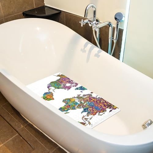Tapis de bain antidérapant à séchage rapide et durable Call for Peace