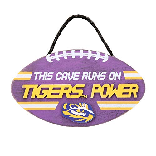 FOCO NCAA LSU Tigers Football PowerWood, Team Colors, One Size