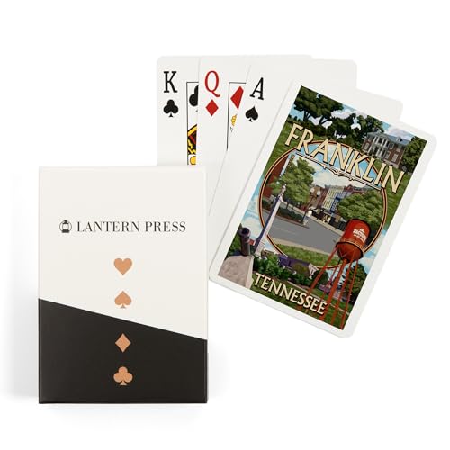 Baraja de póker tamaño estándar 52 cartas Lantern Press