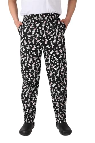 Pantalon de chef respirant élastique pour la cuisine