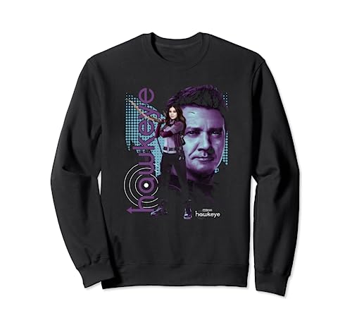 Sweatshirt Hawkeye Marvel idéal pour vos soirées streaming de séries Disney Plus