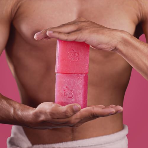 Image of Rose & Creamy Shea Butter Ayurvedic Soap For Men Women Pack of 3 X 125g Moisturizing & Softening Natural Bath Bar for Smooth, Glowing Skin, Handmade Soap 125g X 3