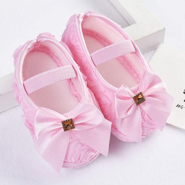 Princess Walking Shoes for Kids Girl Bowknot Band PK Toddler Baby Elastic Walking Kid Baby Shoes Infant Sandals3