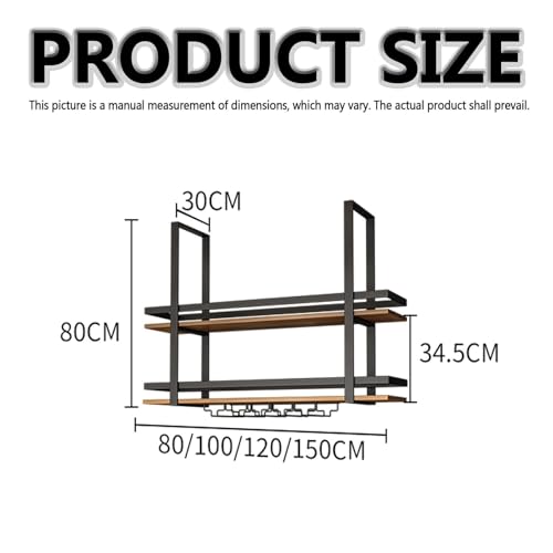 Casier à vin suspendu 150 cm pour plafond de bar et design moderne de cuisine - 2