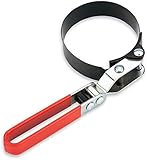 LUMAX LX-1804 Red Small Deluxe Swivel Handle Filter Wrench. Fits Filters 2-7/8 inches - 3-1/2