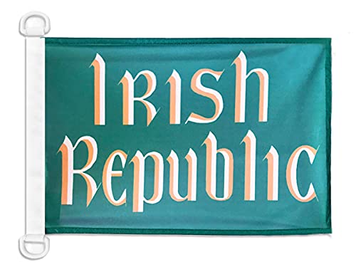 AZ FLAG Easter Rising Irish Republic Nautical Flag 18'' x 12'', Republic of Ireland flags 30 x 45 cm, Banner 12x18 in for boat โ image 1
