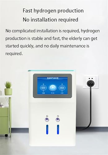 Maszyna do inhalacji wodoru, technologia SPE/PEM, 99,99% inhalator gazowy o wysokiej czystości, niski poziom hałasu, do użytku domowego, 900 ml/min
