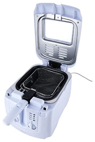 Fritteuse MD 12814 1800 Watt Temperatureinstellung Sichtfenster weiß – Bild 3