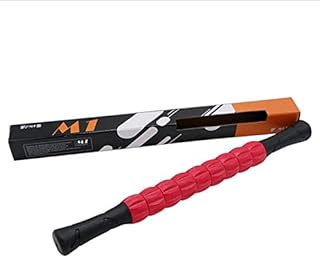 Muscle Roller, Yoga Roller Stick for Athletes, Help Reducing Muscle Soreness Cramping Tightness Leg Arms Back Muscle Therapy Relieve (red)