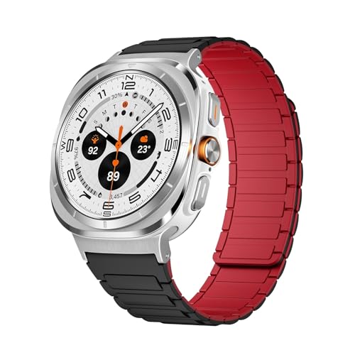 Bracelet magnétique en silicone pour Galaxy Watch 7 Ultra 47mm DASEB sans espaces