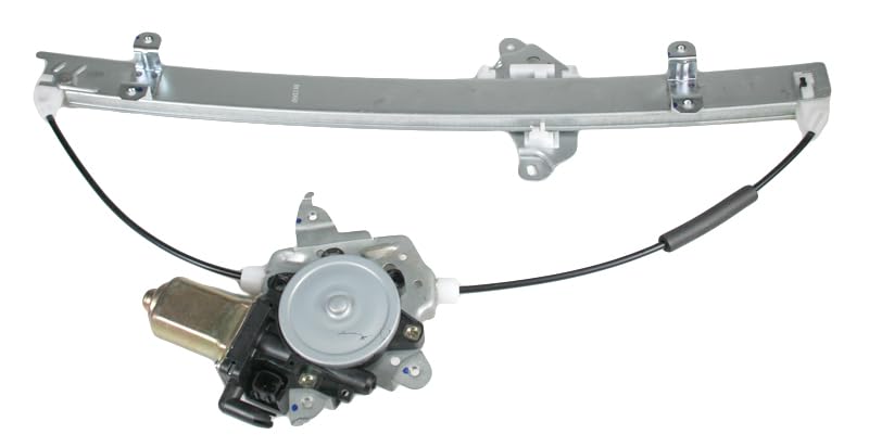 Image of TRQ Front Right Power Window Regulator & Motor Assembly Passenger Side Compatible with 2005-2021 Nissan Frontier 2005-2012 Pathfinder 2005-2015 Xterra 2009-2010 Suzuki Equator NI1351129