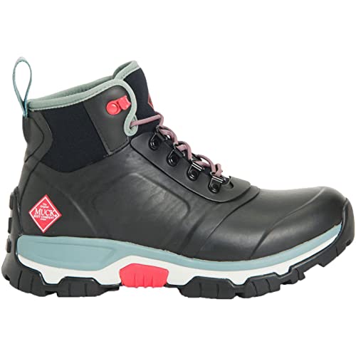 MUCK Women's Apex Lace Up Boot, Black, Size 10(M)